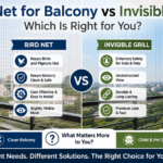 Bird Net for Balcony vs Invisible Grill