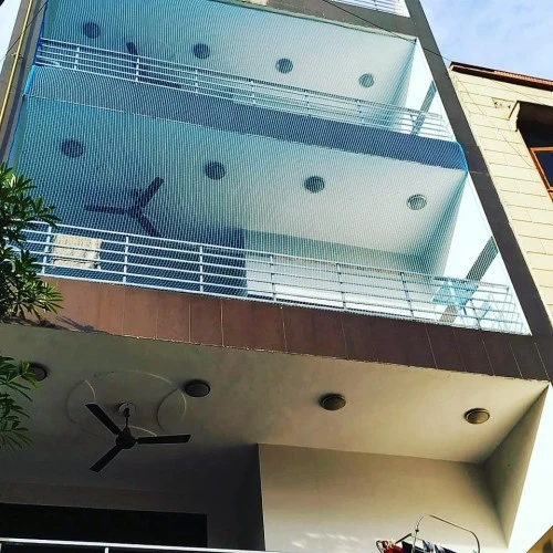 Industrial building Bird Netting Installation, loading dock, Pune