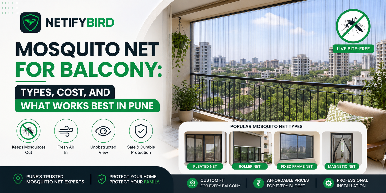 Mosquito Net for Balcony