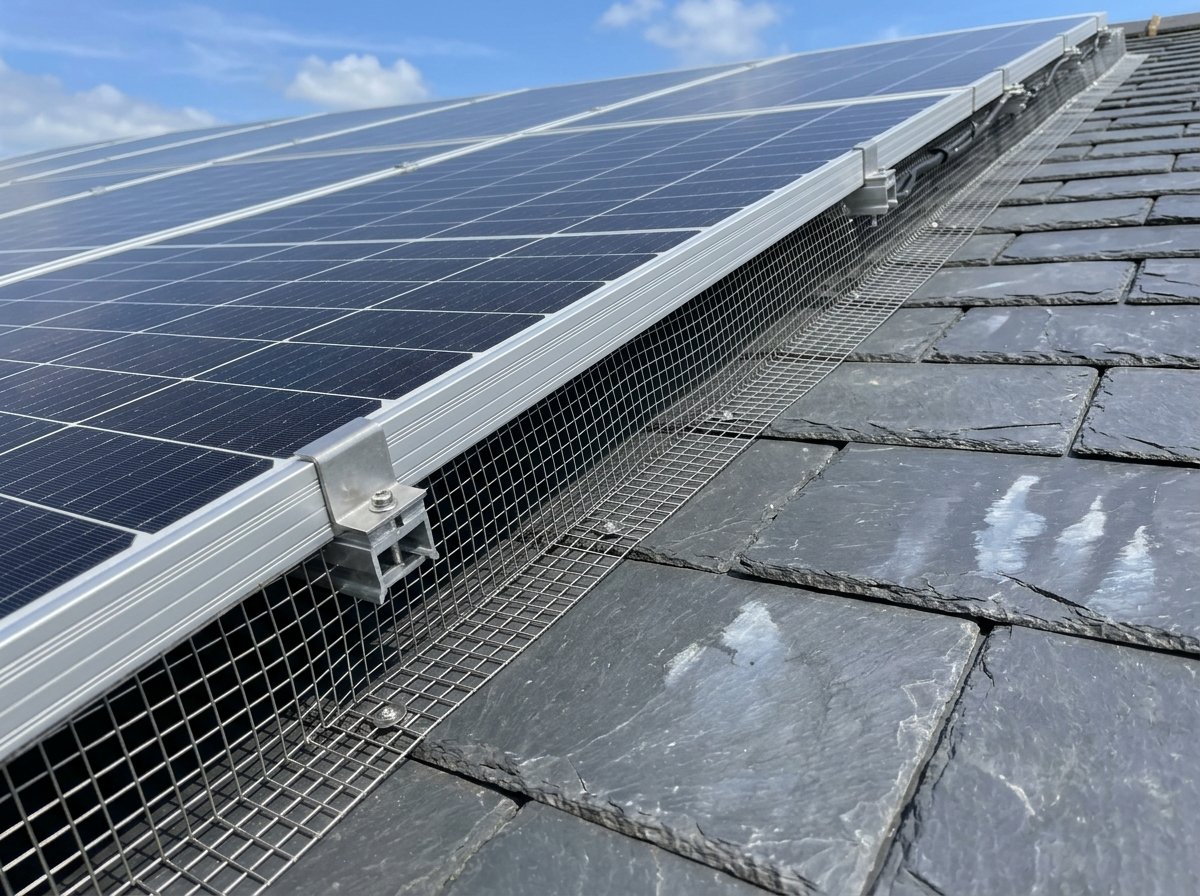 Solar Panel Bird Protection
